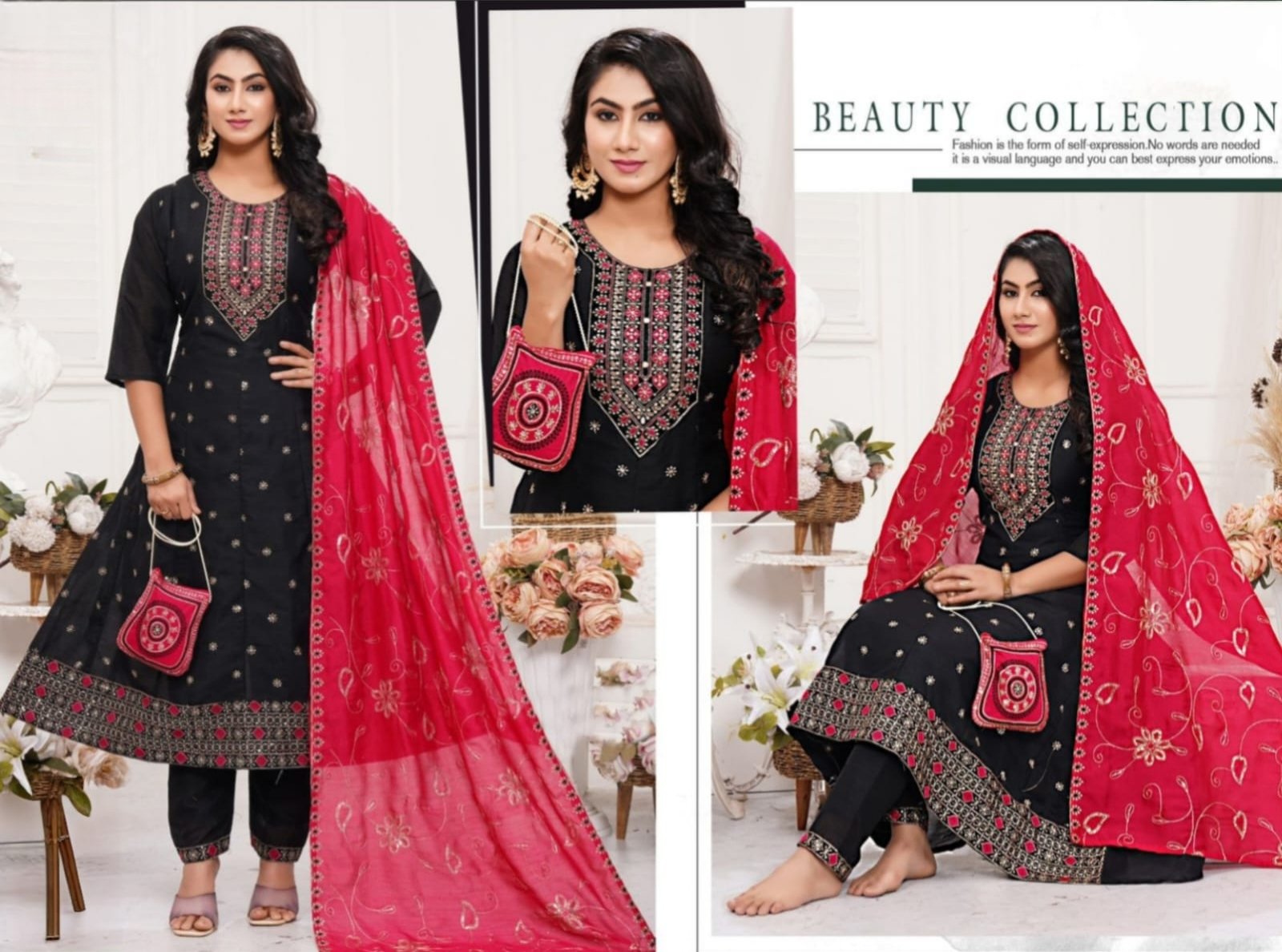 Anarkali Salwar Suit Set for womens