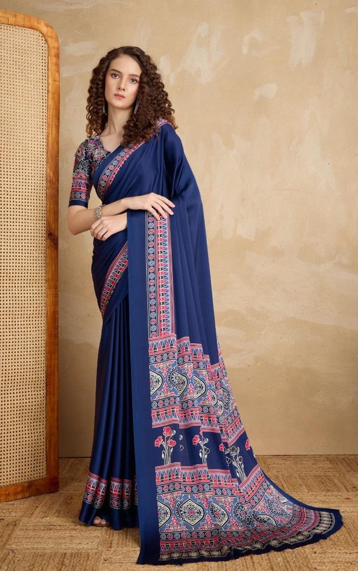 Japan Crepe Silk Saree For Women